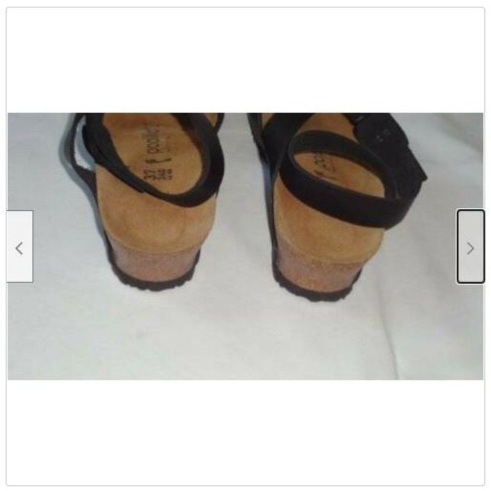 PAPILLIO BIRKENSTOCK Lola Ankle Wrap Wedge Sandal - Picture 10 of 12